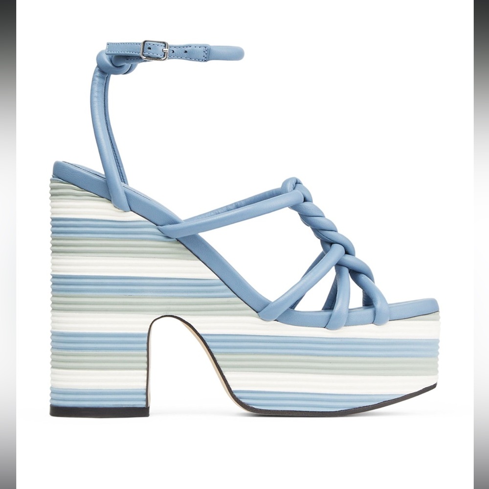 NWOT Jimmy Choo Clare 130mm platform sandals